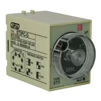 Реле времени 220V ST3PC-G (0.5-4min/40min/4h/24h) Энергия - Электрика, НВА - Реле, автоматизация и управление - Реле времени - Магазин электрооборудования Проф-Электрик